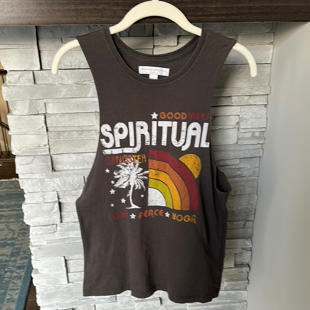 Spiritual Graphic Tank Top